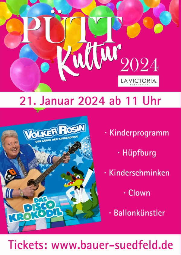 Familientag mit Volker Rosin bei der Pütt Kultur 2024 präsentiert von Bauer Südfeld - jetzt Tickets sichern