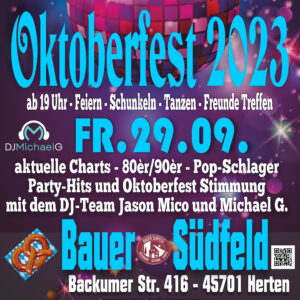 Oktoberfest 2023 bei Bauer Südfeld in Herten