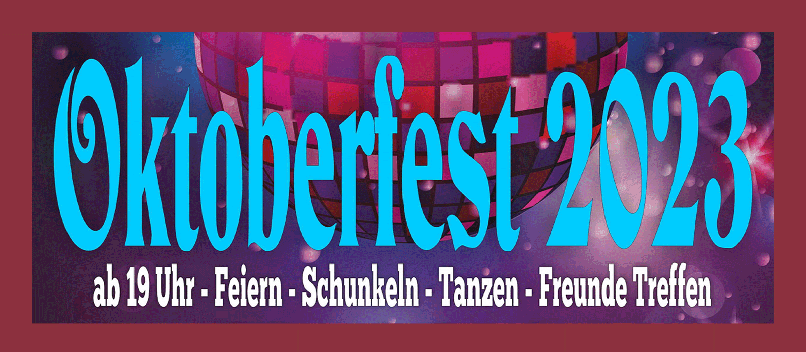 Alle Infos zum Oktoberfest 2023 in Herten bei Bauer Südfeld